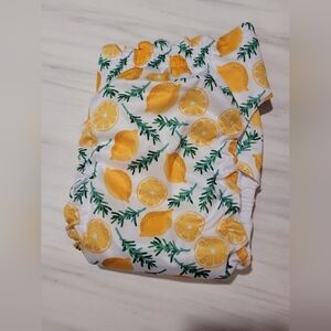 Cute bone lemons doggy diaper reusable L